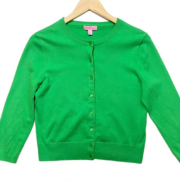 Lilly Pulitzer Sweaters Lilly Pulitzer Green Caroline Cardigan